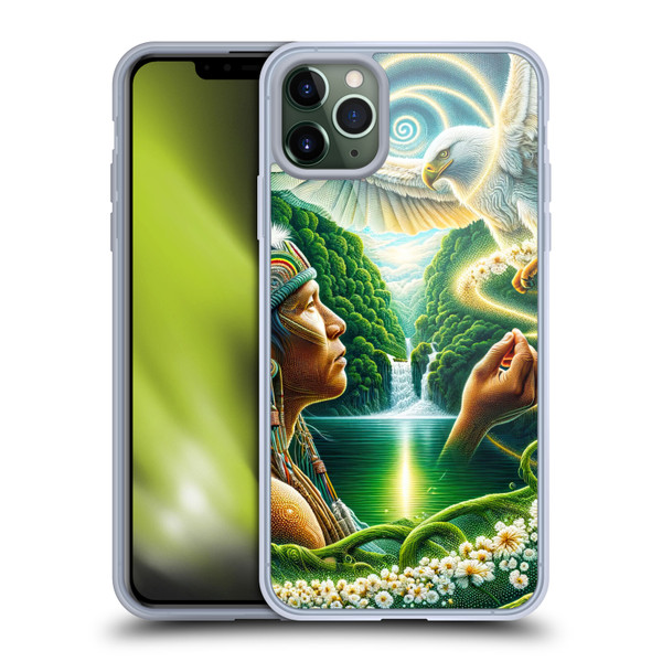 Shambhala Light Visionary Art Ethereal Graphics Daisy Soft Gel Case for Apple iPhone 11 Pro Max