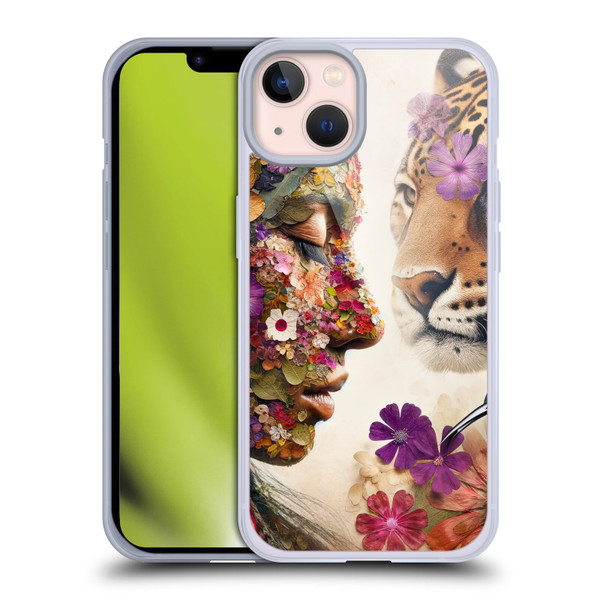Shambhala Light Visionary Art Ethereal Graphics Flora & Fauna Soft Gel Case for Apple iPhone 13