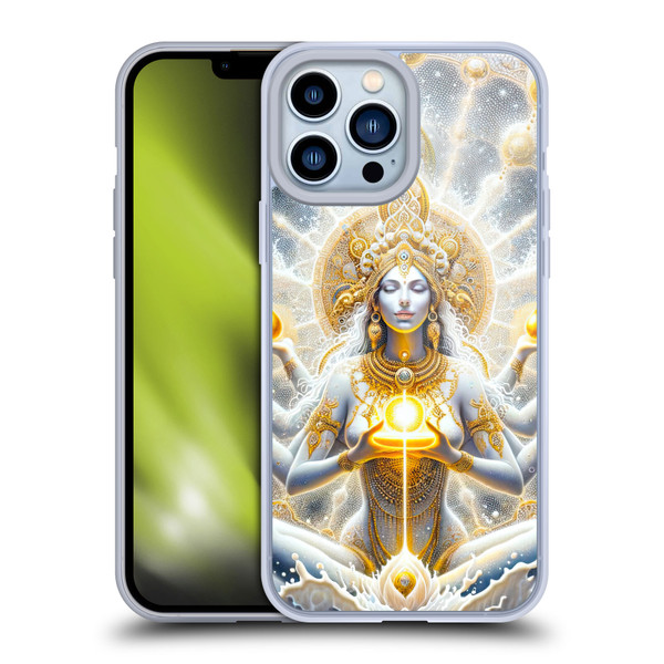 Shambhala Light Visionary Art Ethereal Graphics Goddess Soft Gel Case for Apple iPhone 13 Pro Max
