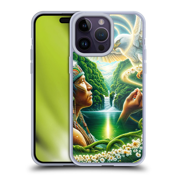Shambhala Light Visionary Art Ethereal Graphics Daisy Soft Gel Case for Apple iPhone 14 Pro Max
