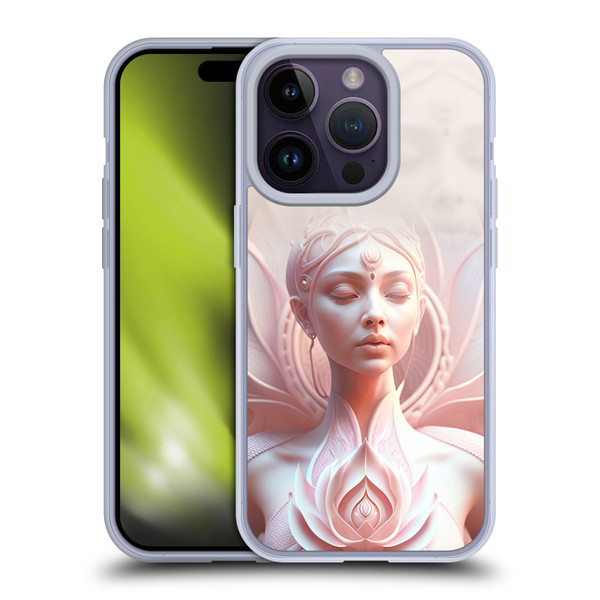 Shambhala Light Visionary Art Ethereal Graphics At Peace Soft Gel Case for Apple iPhone 14 Pro