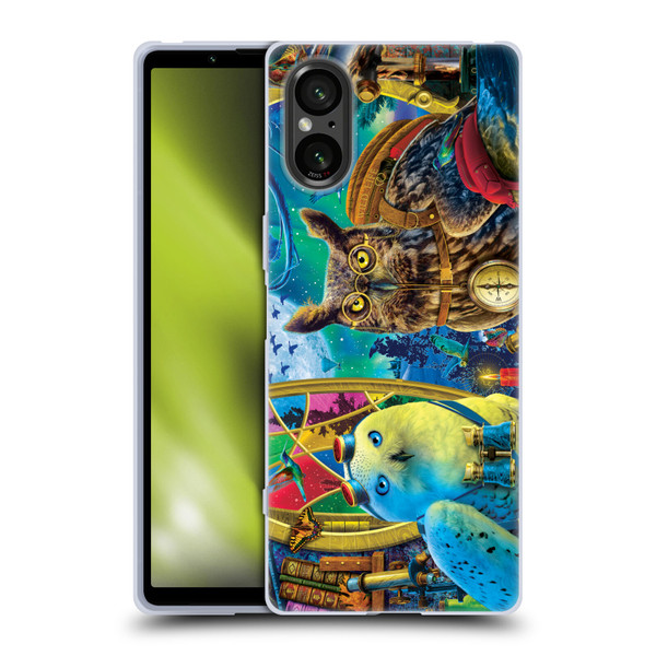 Michael David Ward Fantasy & Whimsical Explorers Soft Gel Case for Sony Xperia 5 V 5G