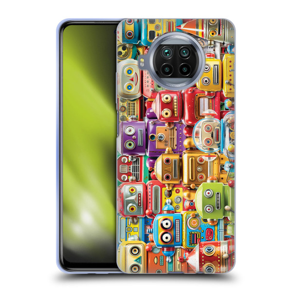 Michael David Ward Fantasy & Whimsical Toy Robots Soft Gel Case for Xiaomi Mi 10T Lite 5G