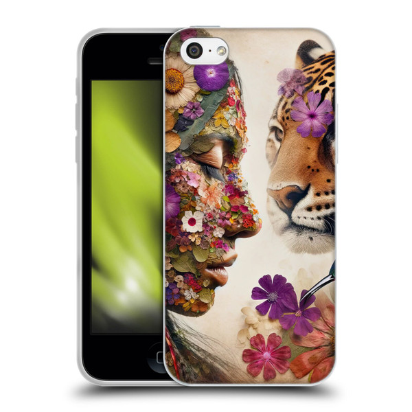 Shambhala Light Visionary Art Ethereal Graphics Flora & Fauna Soft Gel Case for Apple iPhone 5c