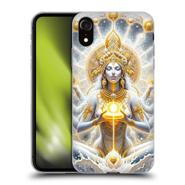Shambhala Light Visionary Art Ethereal Graphics Goddess Soft Gel Case for Apple iPhone XR