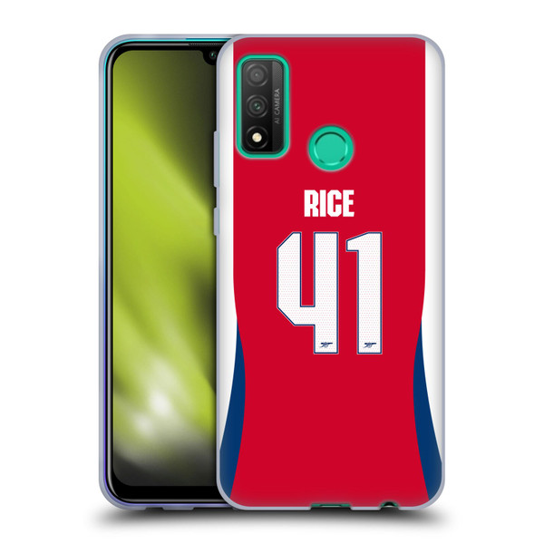 Arsenal FC 2024/25 Players Home Kit Declan Rice Soft Gel Case for Huawei P Smart (2020)