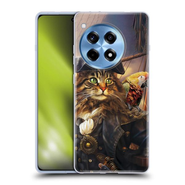 Michael David Ward Humor & Botanicals Captain Cat Soft Gel Case for OPPO OnePlus Ace 3 5G