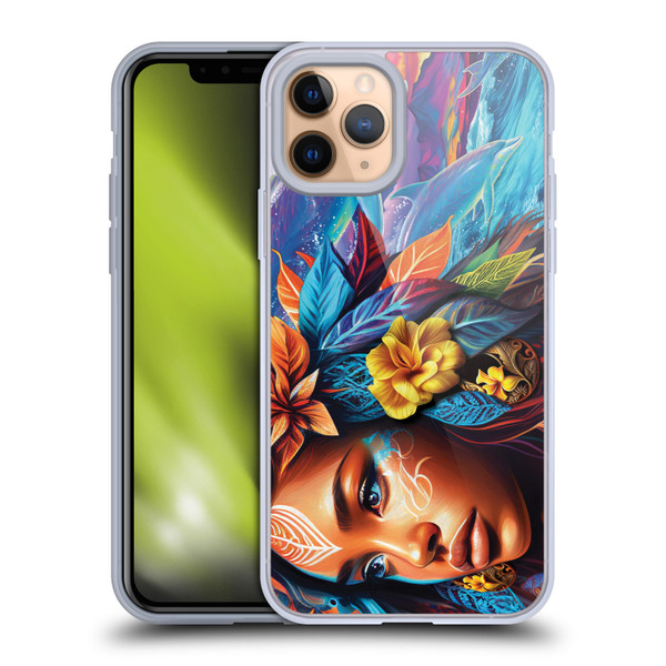 Michael David Ward Psychedelic Art Ocean Spirit Soft Gel Case for Apple iPhone 11 Pro