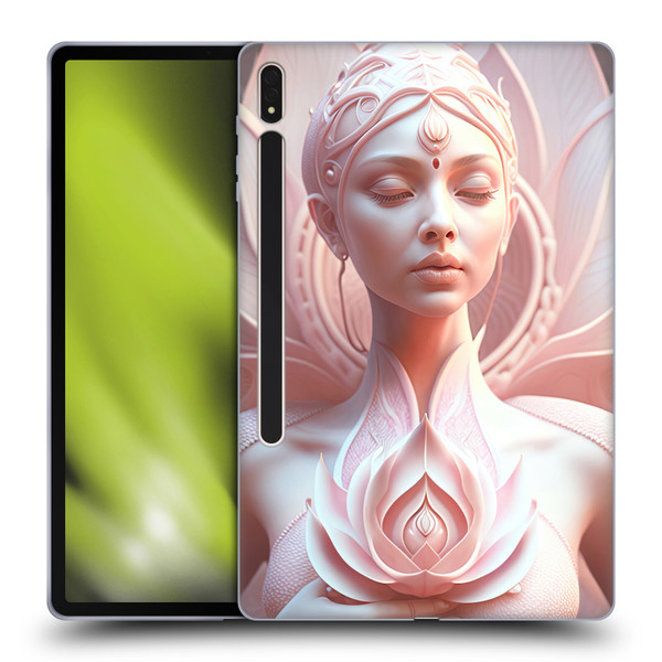 Shambhala Light Visionary Art Ethereal Graphics At Peace Soft Gel Case for Samsung Galaxy Tab S8 Plus