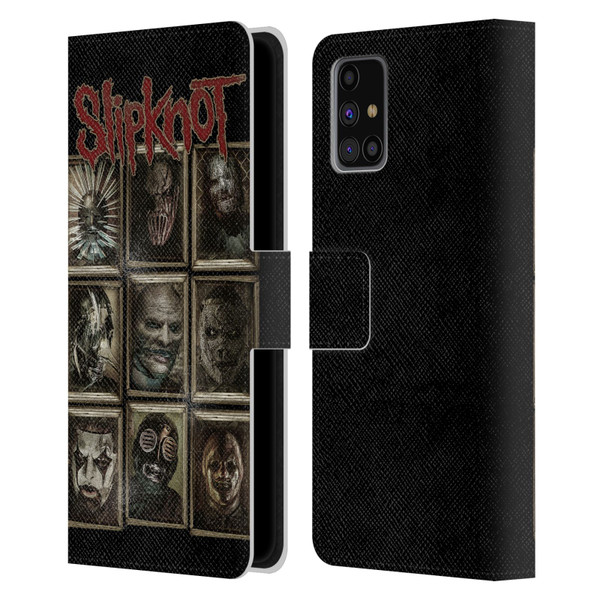 Slipknot Key Art Covered Faces Leather Book Wallet Case Cover For Samsung Galaxy M31s (2020)