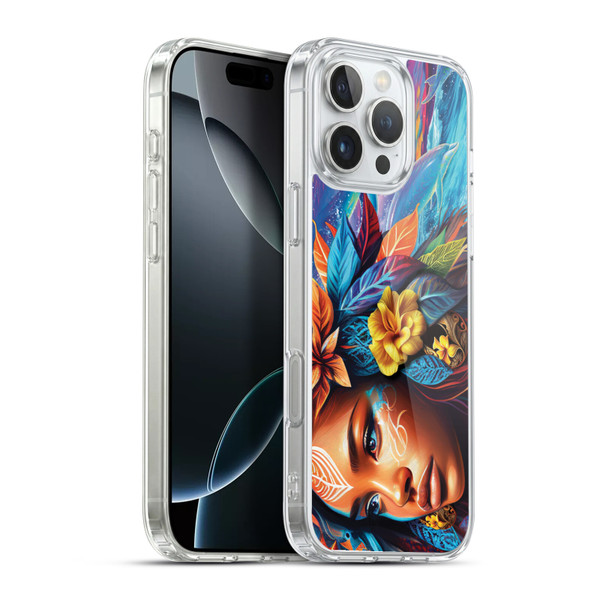 Michael David Ward Psychedelic Art Ocean Spirit Soft Gel Case for Apple iPhone 16 Pro Max & MagSafe