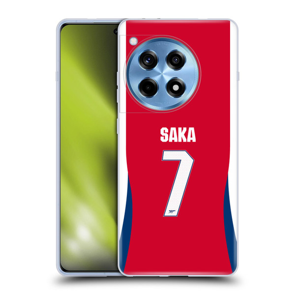 Arsenal FC 2024/25 Players Home Kit Bukayo Saka Soft Gel Case for OPPO OnePlus Ace 3 5G