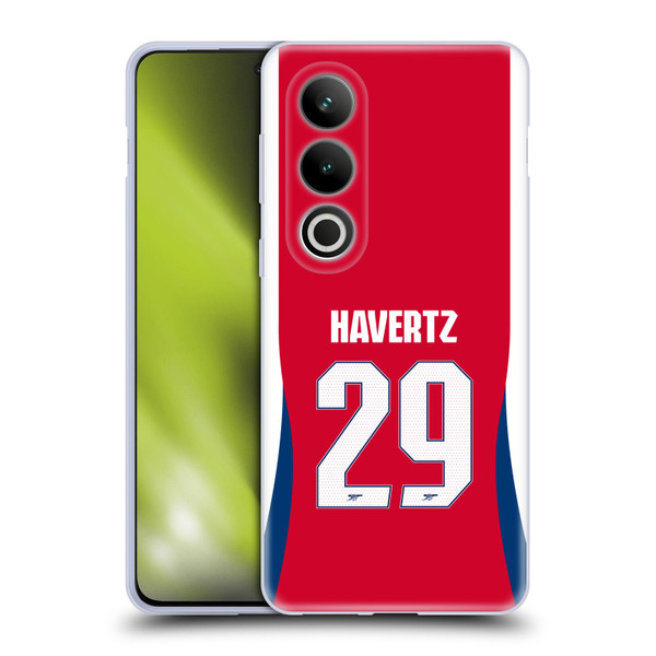 Arsenal FC 2024/25 Players Home Kit Kai Havertz Soft Gel Case for OPPO OnePlus Ace 3V 5G