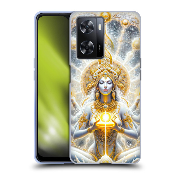 Shambhala Light Visionary Art Ethereal Graphics Goddess Soft Gel Case for OPPO A57s