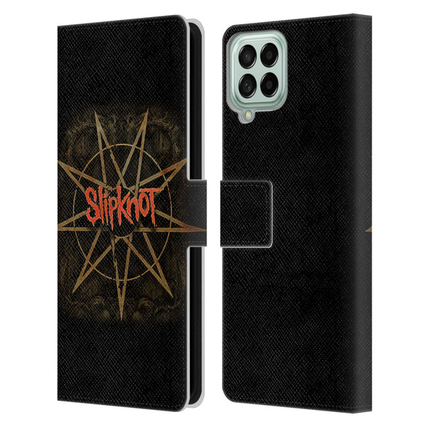 Slipknot Key Art Crest Leather Book Wallet Case Cover For Samsung Galaxy M33 (2022)