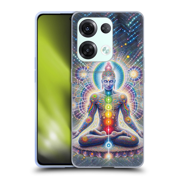 Shambhala Light Visionary Art Ethereal Graphics Chakras Soft Gel Case for OPPO Reno8 Pro
