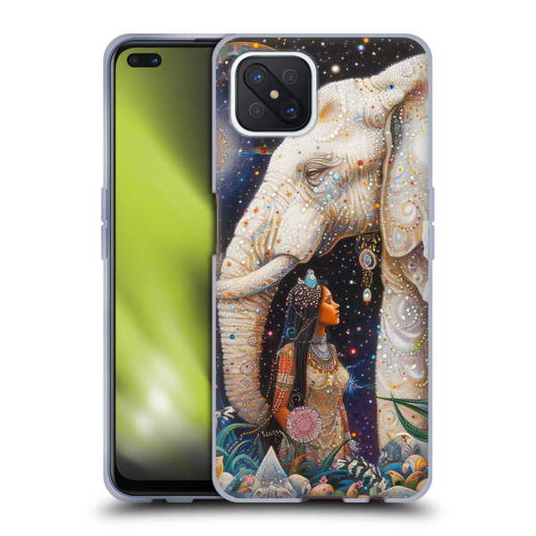 Shambhala Light Visionary Art Ethereal Graphics Gentle Giant Soft Gel Case for OPPO Reno4 Z 5G