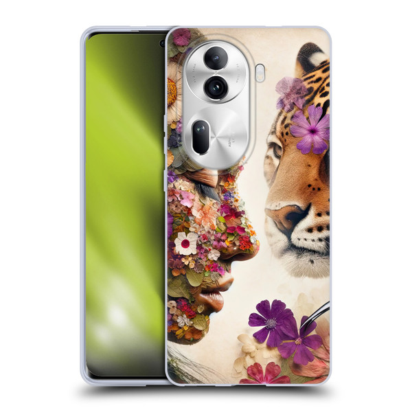 Shambhala Light Visionary Art Ethereal Graphics Flora & Fauna Soft Gel Case for OPPO Reno11 Pro