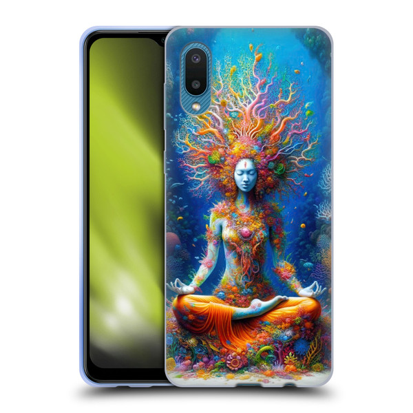 Shambhala Light Visionary Art Ethereal Graphics Colorful Coral Reef Soft Gel Case for Samsung Galaxy A02/M02 (2021)