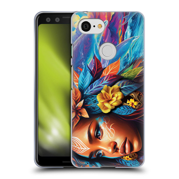 Michael David Ward Psychedelic Art Ocean Spirit Soft Gel Case for Google Pixel 3