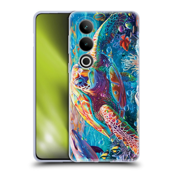 Michael David Ward Psychedelic Art Turtle Magic Soft Gel Case for OPPO OnePlus Ace 3V 5G