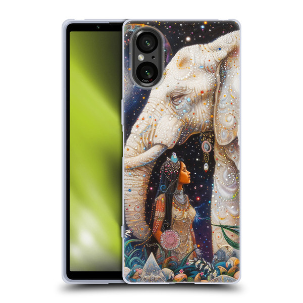 Shambhala Light Visionary Art Ethereal Graphics Gentle Giant Soft Gel Case for Sony Xperia 5 V 5G