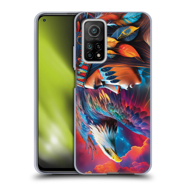 Michael David Ward Psychedelic Art Eagle Soft Gel Case for Xiaomi Mi 10T 5G