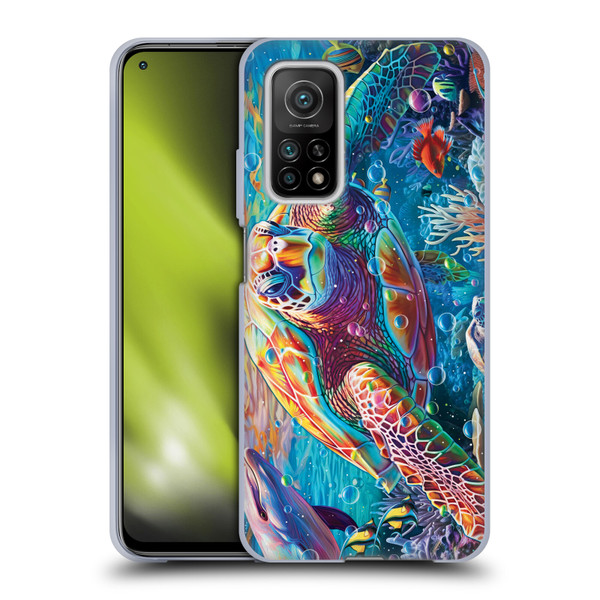 Michael David Ward Psychedelic Art Turtle Magic Soft Gel Case for Xiaomi Mi 10T 5G