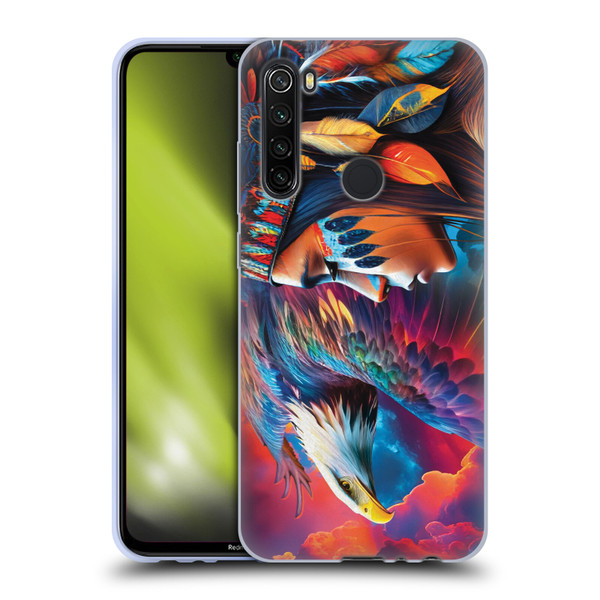 Michael David Ward Psychedelic Art Eagle Soft Gel Case for Xiaomi Redmi Note 8T