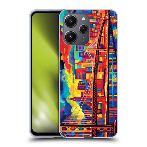 Michael David Ward Psychedelic Art Midnight In San Francisco Soft Gel Case for Xiaomi Redmi 12