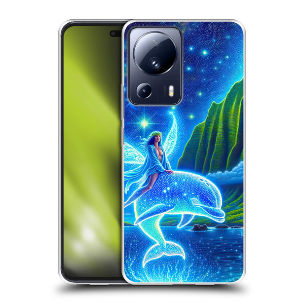 Shambhala Light Visionary Art Ethereal Graphics Dolphins In Dreams Soft Gel Case for Xiaomi 13 Lite 5G