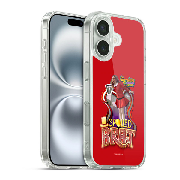 Willy Wonka and the Chocolate Factory Graphics Veruca Salt Soft Gel Case for Apple iPhone 16 & MagSafe