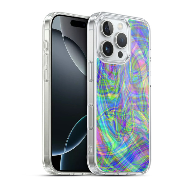 Suzan Lind Colours & Patterns Iridescent Abstract Soft Gel Case for Apple iPhone 16 Pro & MagSafe