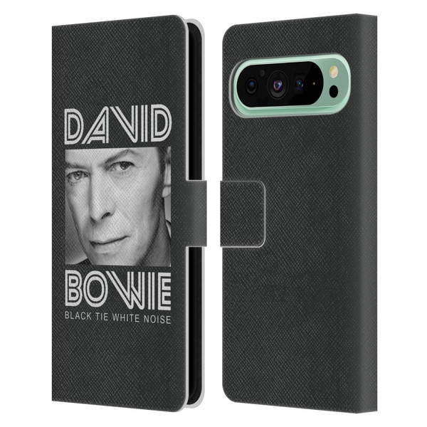 David Bowie Album Art Black Tie Leather Book Wallet Case Cover For Google Pixel 9 Pro XL