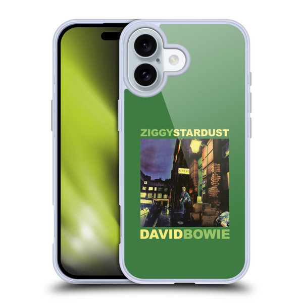 David Bowie Album Art Ziggy Stardust Soft Gel Case for Apple iPhone 16