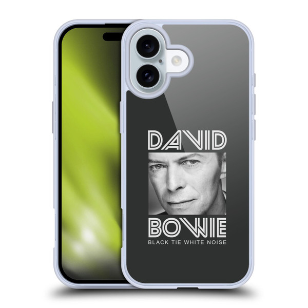 David Bowie Album Art Black Tie Soft Gel Case for Apple iPhone 16