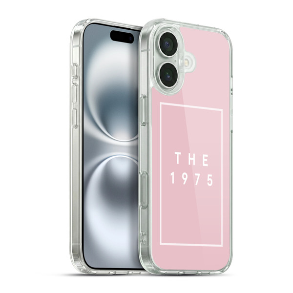 The 1975 Key Art Logo Pink Soft Gel Case for Apple iPhone 16 Plus & MagSafe