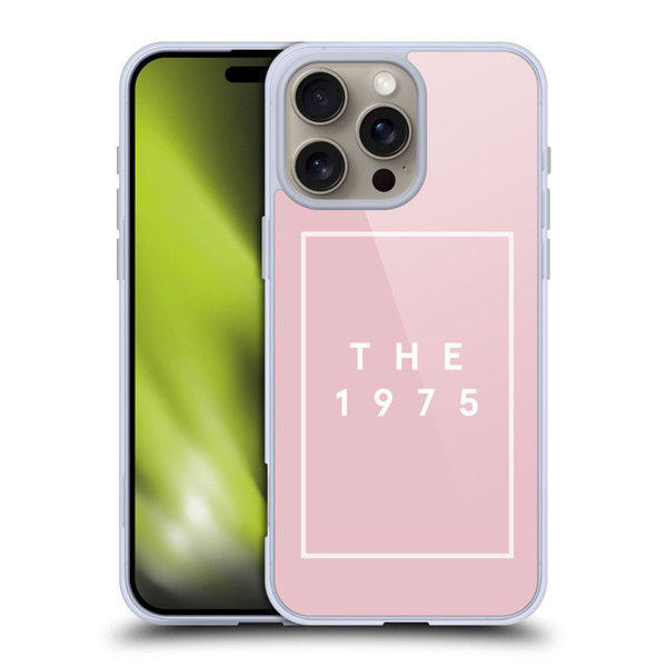 The 1975 Key Art Logo Pink Soft Gel Case for Apple iPhone 16 Pro Max