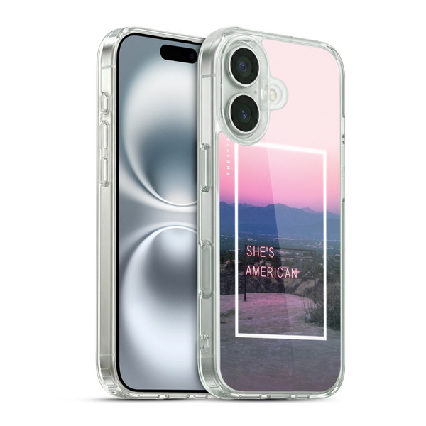 The 1975 Songs She's American Soft Gel Case for Apple iPhone 16 & MagSafe