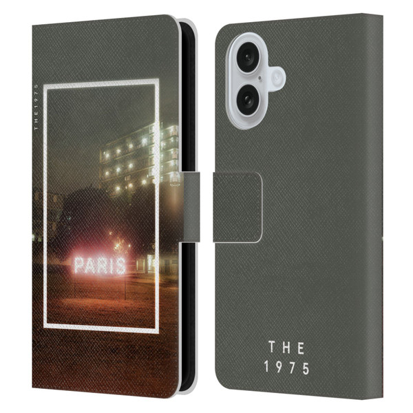 The 1975 Songs Paris Leather Book Wallet Case Cover For Apple iPhone 16