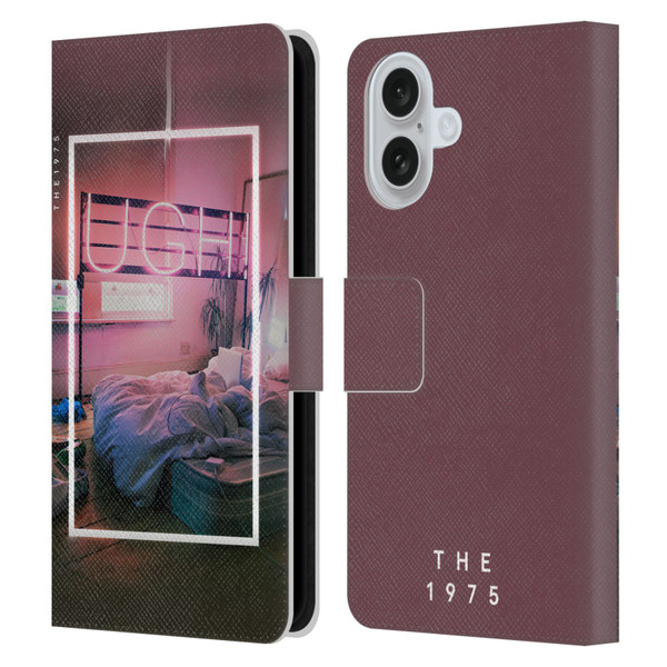 The 1975 Songs Ugh Leather Book Wallet Case Cover For Apple iPhone 16