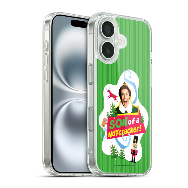 Elf Movie Graphics 1 Nutcracker Soft Gel Case for Apple iPhone 16 & MagSafe