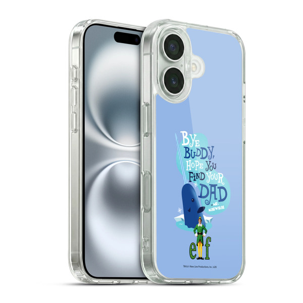 Elf Movie Graphics 1 Narwhal Soft Gel Case for Apple iPhone 16 & MagSafe