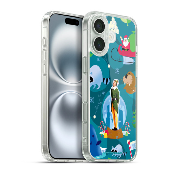Elf Movie Graphics 1 Animals Pattern Soft Gel Case for Apple iPhone 16 Plus & MagSafe