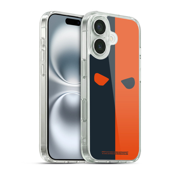 Arrow TV Series Graphics Deathstroke Soft Gel Case for Apple iPhone 16 & MagSafe