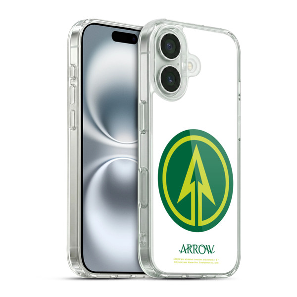 Arrow TV Series Graphics Logo Soft Gel Case for Apple iPhone 16 & MagSafe