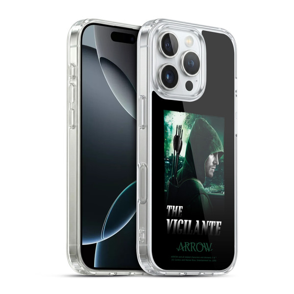 Arrow TV Series Graphics The Vigilante Soft Gel Case for Apple iPhone 16 Pro & MagSafe