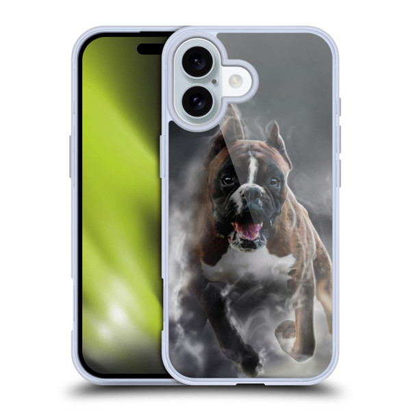 Klaudia Senator Animal Art American Bully Soft Gel Case for Apple iPhone 16