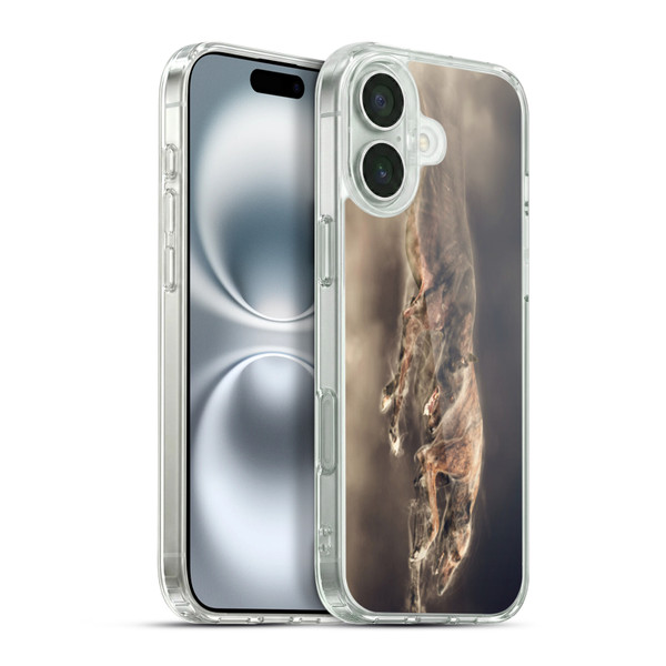 Klaudia Senator Animal Art Greyhound Soft Gel Case for Apple iPhone 16 Plus & MagSafe