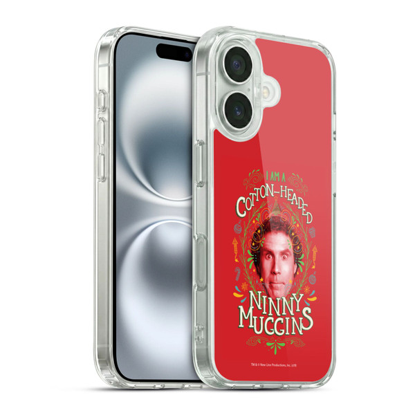 Elf Movie Graphics 2 Ninny Muggins Soft Gel Case for Apple iPhone 16 & MagSafe
